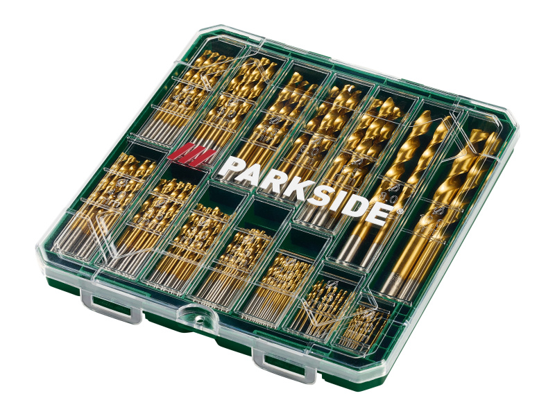 Parkside® Sada HSS vrtáků, 107dílná