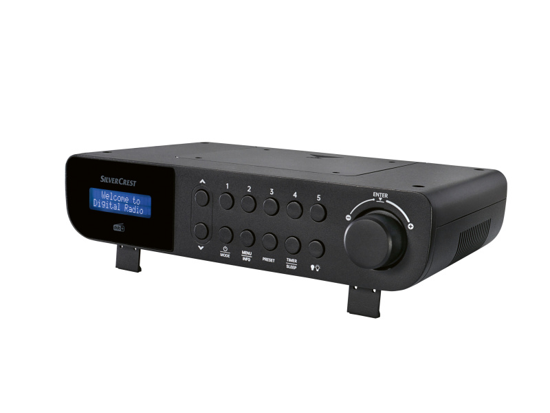 Silvercrest® Kuchyňské rádio Dab+ SKR 3W D6 (černá)