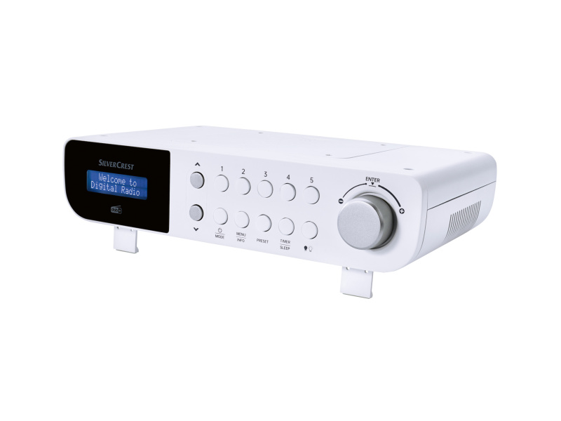 Silvercrest® Kuchyňské rádio Dab+ SKR 3W D6 (bílá)