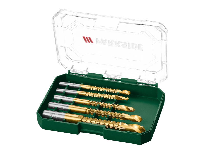 Parkside® Sada vrtáků (sada frézových vrtáků, 5dílná)