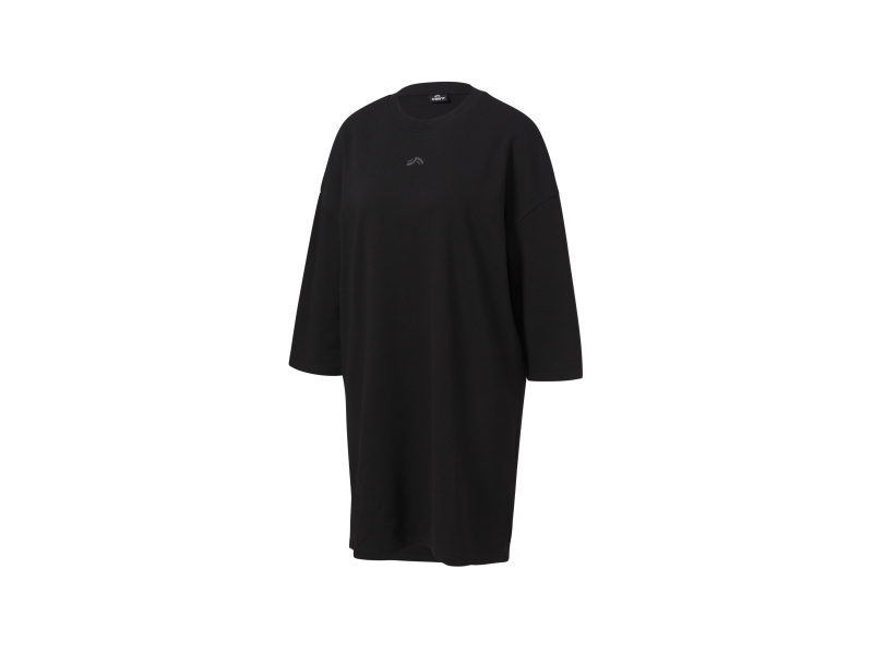 Crivit Dámské mikinové šaty (M (40/42), černá)