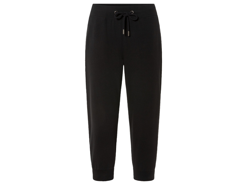 esmara® Dámské capri kalhoty (XS (32/34), černá)