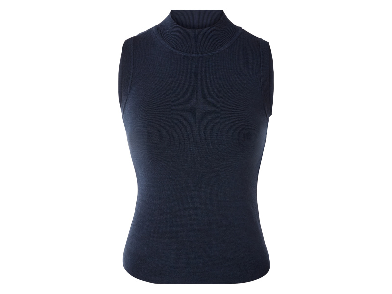 esmara® Dámský pletený top (L (44/46), navy modrá)