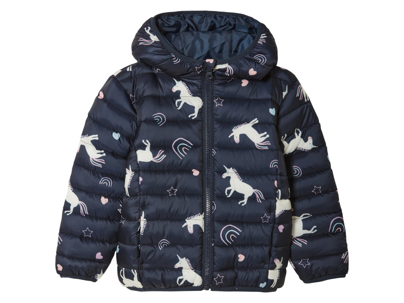 lupilu® Dětská prošívaná bunda (navy modrá, 98)