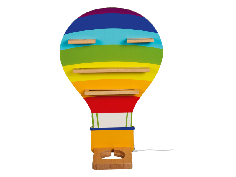Livarno home LED dětská police na audiobox a figurky s LED osvětlením (balón)