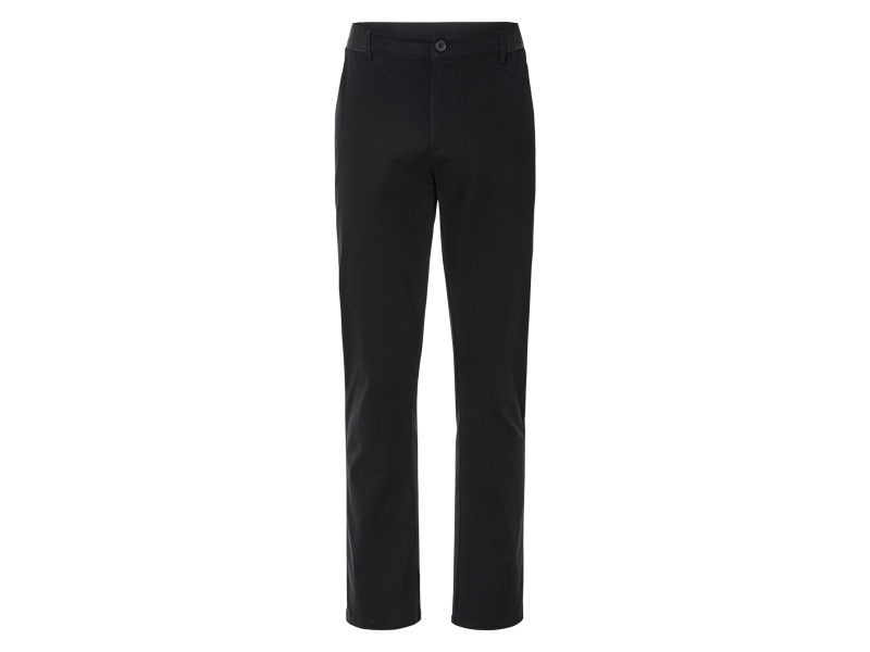Livergy® Pánské chino kalhoty „Slim Fit“ (54, černá)