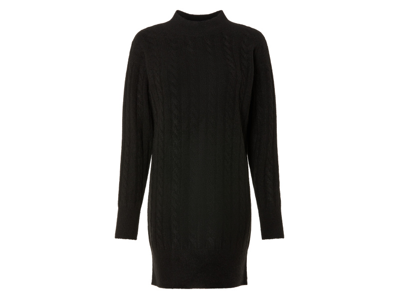esmara® Dámské pletené šaty (S (36/38), černá)