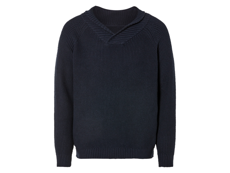 Livergy® Pánský pletený svetr (L (52/54), navy modrá)