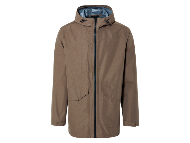 Livergy® Pánská nepromokavá parka (S (44/46), hnědá)