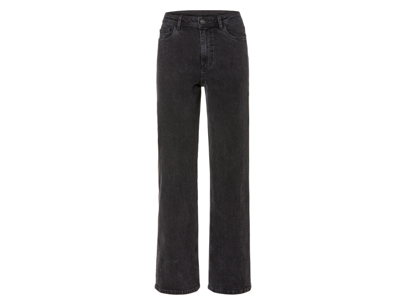 esmara® Dámské džíny "Wide Leg" (46, černá)