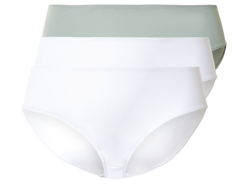 esmara® Dámské kalhotky Xxl, 3 kusy (Xxl (52-54), mintová/bílá)