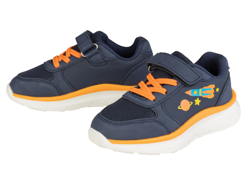 lupilu® Chlapecká volnočasová obuv (navy modrá / oranžová, 25)