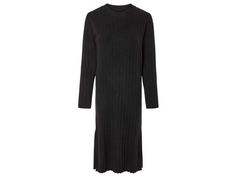 esmara® Dámské úpletové šaty (L (44/46), černá)