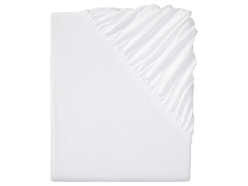 Livarno home Žerzejové napínací prostěradlo, 180–200 x 200 cm (bílá)