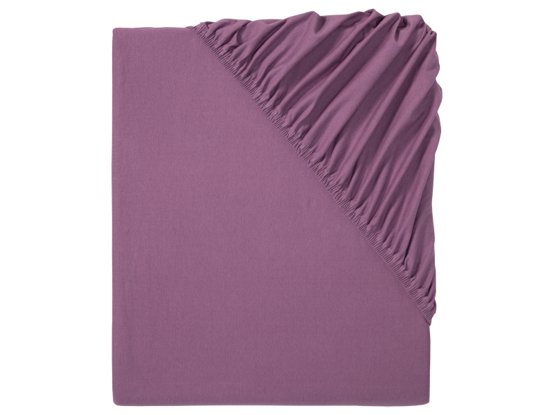 Livarno home Žerzejové napínací prostěradlo, 180–200 x 200 cm (lila fialová)