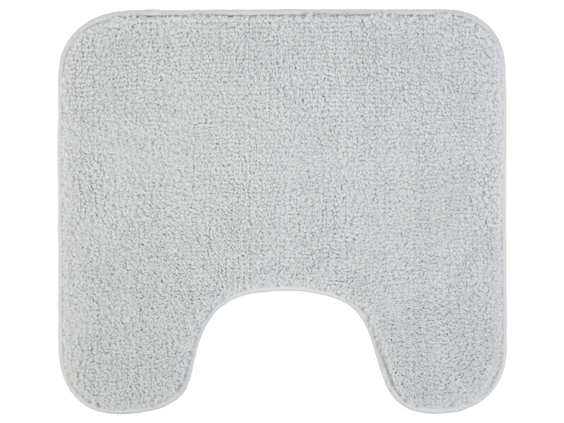 Livarno home Sada koupelnových předložek, 2dílná (s WC výřezem, šedá)