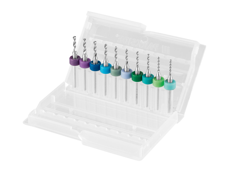 Parkside® Sada mikrovrtáků / Sada mikrofrézek (mikrovrtáky 1,1–2,0 mm)