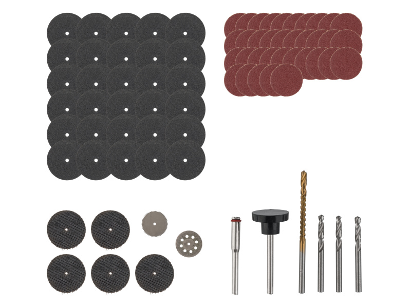 Parkside® Příslušenství pro jemnou vrtací brusku Pzmg 6 A1 (sada příslušenství pro jemné vrtací brusky, 78dílná)