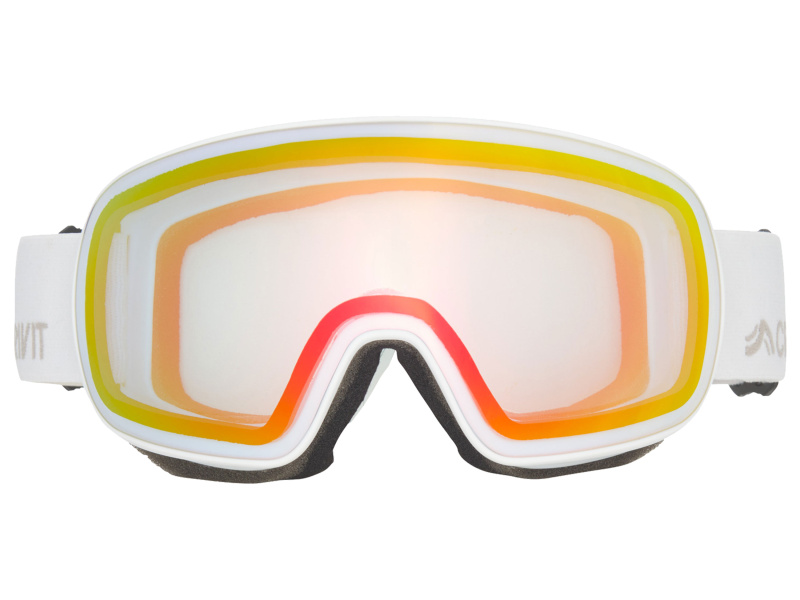 Crivit Fotochromatické lyžařské a snowboardové brýle (bílá)