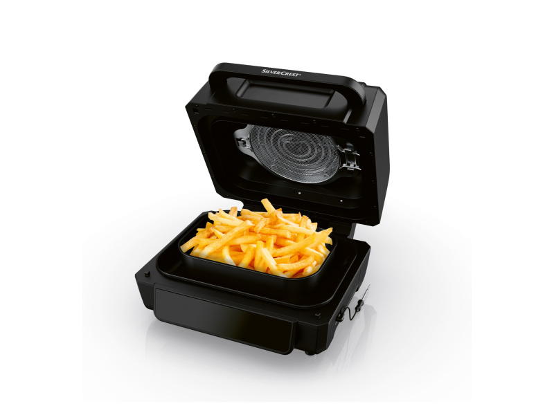 Silvercrest® Kitchen Tools Horkovzdušná fritéza s funkcí grilu Shfg 2460 A1, 3,8L, 2 460 W