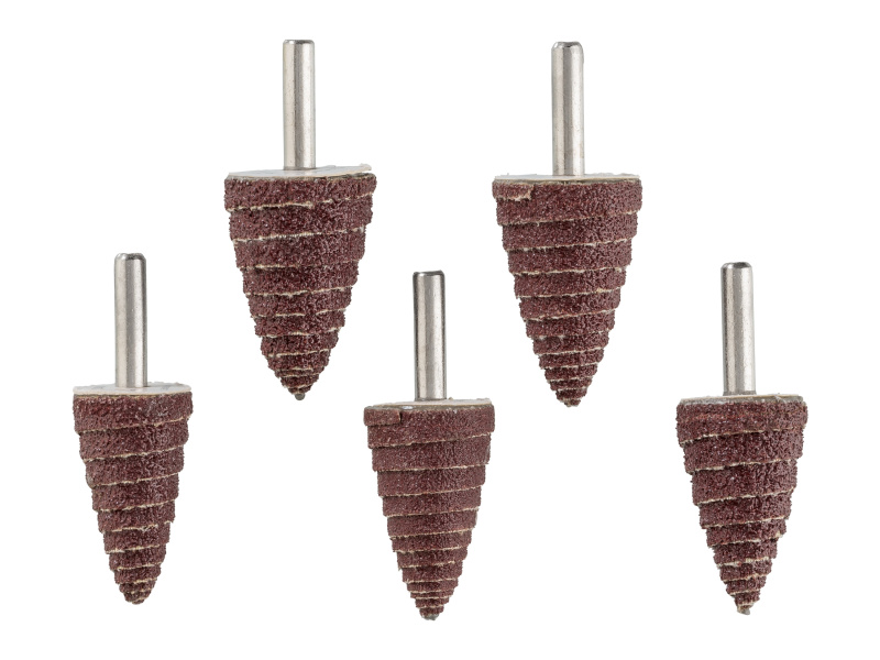 Parkside® Příslušenství k leštičce, Ø 6,3 mm (sada kuželových brusných nástavců, 5dílná)
