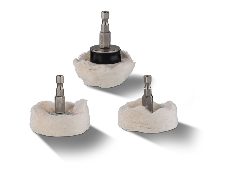 Parkside® Příslušenství k leštičce, Ø 6,3 mm (sada na leštění, 3dílná)