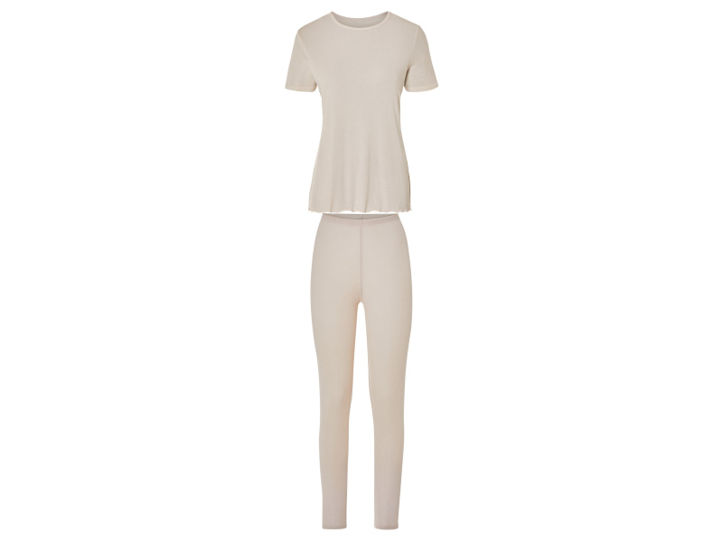 esmara® Dámská spodní souprava Tencel™ Modal, 2dílná (XL (48/50), béžová)