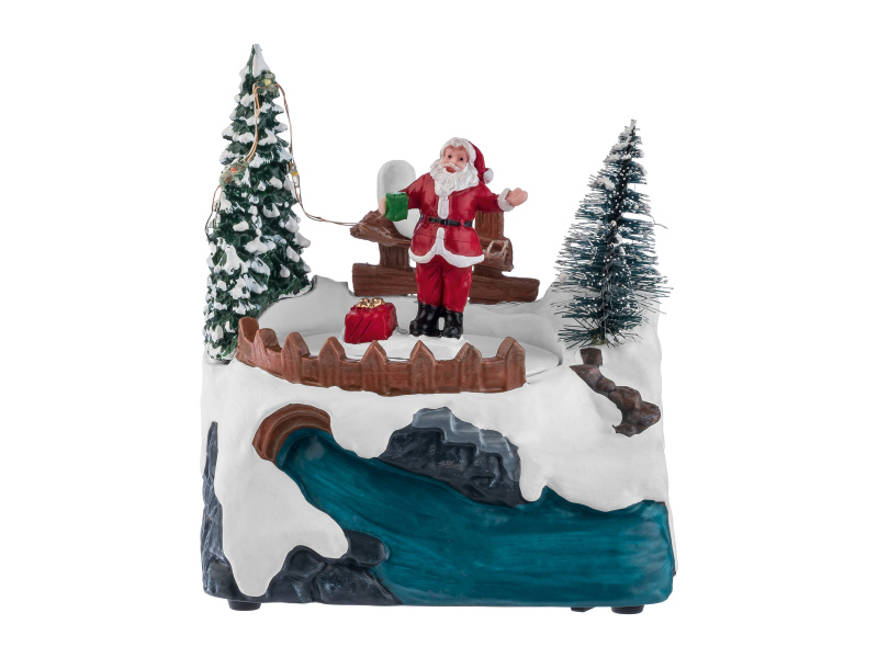 Livarno home Vánoční LED vesnička (Santa Claus)