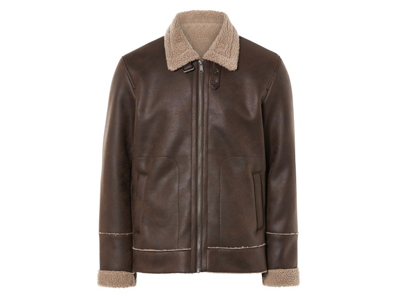 Livergy® Pánská bunda „Biker" (Xxl (60/62), hnědá)