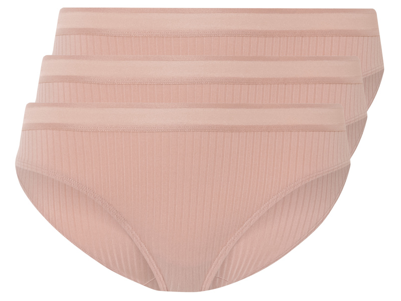 esmara® Dámské kalhotky, 3 kusy (světle růžová, S(36/38))