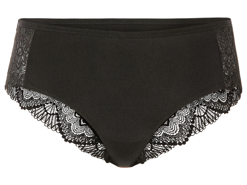 esmara® Dámské kalhotky s krajkou, 2 kusy (S(36/38), černá)