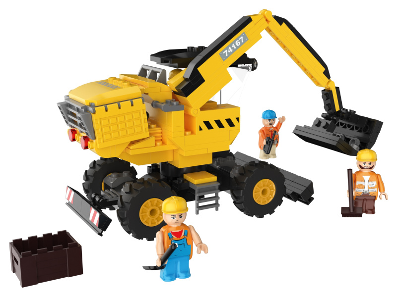 Playtive Clippys Stavebnice M (bagr)