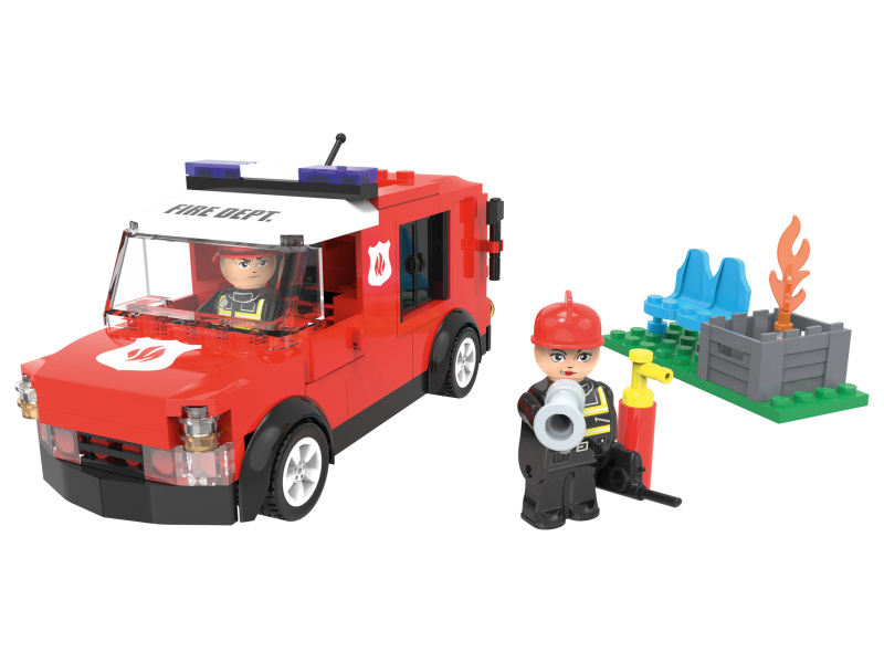 Playtive Clippys Stavebnice "S" (hasičské auto)