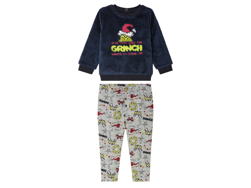Dětská souprava Grinch, 2dílná (Grinch / námořnická modrá, 74/80)