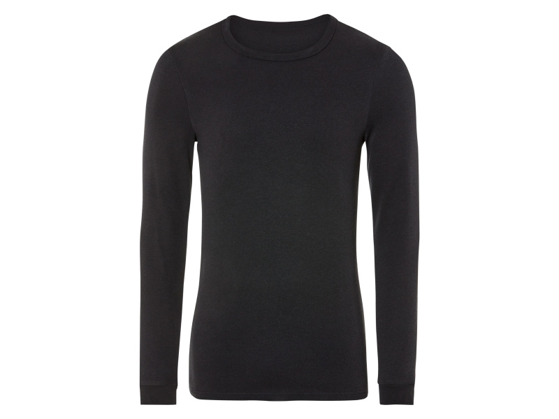 Livergy® Pánské spodní termo triko s dlouhými rukávy (7/Xl, černá)