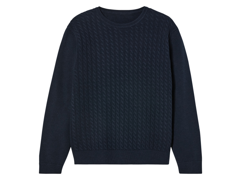 pepperts!® Chlapecký svetr (146/152, navy modrá)