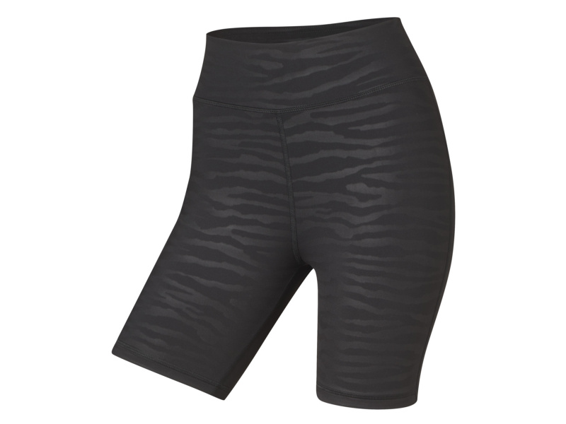 Crivit Dámské funkční kraťasy "Biker" s push-up efektem (S (36/38), černá vzorovaná)