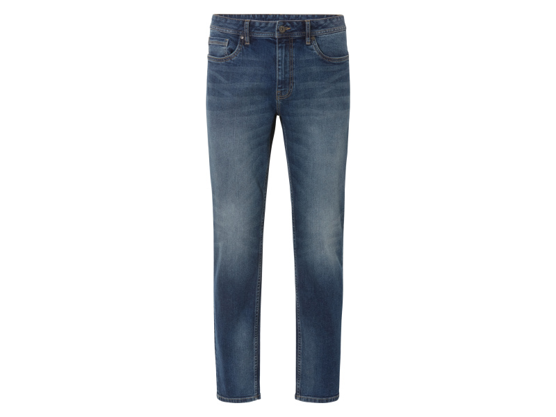 Livergy® Pánské džíny "Slim Fit" (52 (36/32), tmavě modrá)