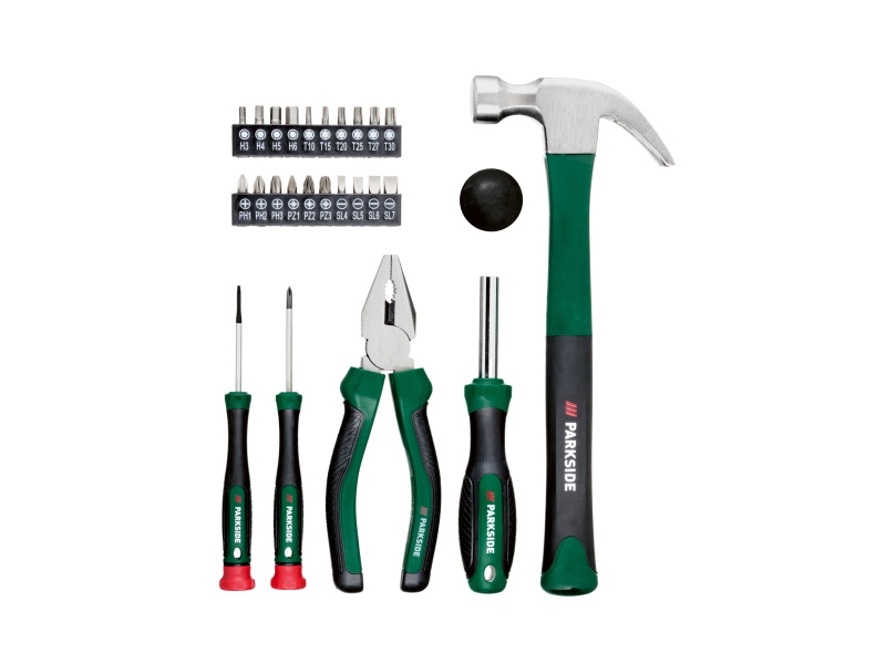 Parkside® Sada nářadí pro domácnost (sada nářadí pro domácnost, 26dílná)