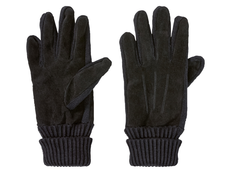 Livergy® Pánské kožené rukavice (semišová kůže, 9)