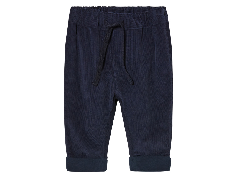 lupilu® Dětské manšestrové kalhoty (50/56, navy modrá)
