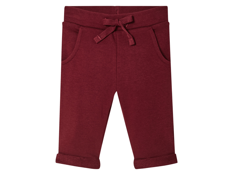 lupilu® Dívčí tepláky (74/80, burgundská)