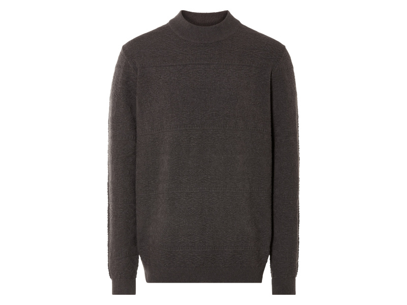 Livergy® Pánský úpletový svetr (M (48/50), hnědá)