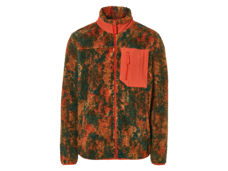 Livergy® Pánská fleecová bunda (potisk oranžová, XXL (60/62))