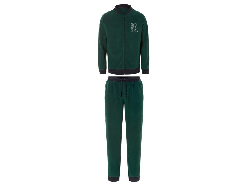 Livergy® Pánská fleecová souprava (XL (56/58), zelená)