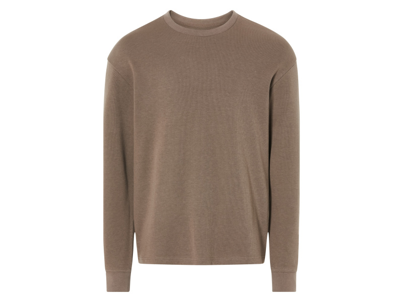 Livergy® Pánské triko s dlouhými rukávy (XL (56/58), hnědá)