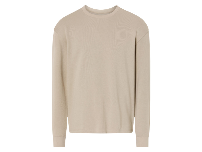 Livergy® Pánské triko s dlouhými rukávy (XL (56/58), béžová)