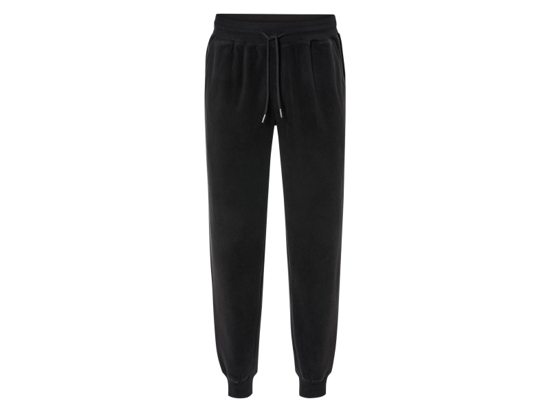 Livergy® Pánské fleecové tepláky (XL (56/58), černá)