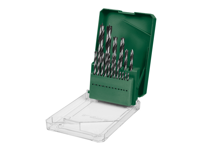 Parkside® Sada HSS vrtáků do oceli / Sada vrtáků do dřeva a kamene (sada vrtáků do dřeva, 18dílná)
