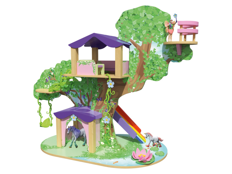 Playtive Dřevěný statek / Zoologická zahrada / Pohádkový strom (pohádkový strom)